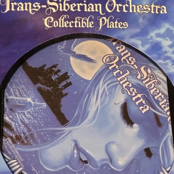Trans-Siberian Orchestra Melamine Greg Hildebrandt 2009 Plates Set of 4 NIB - Picture 2 of 6